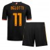 AS Roma Andrea Belotti #11 Dětské Oblečení 3rd Dres 2023-24 Krátkým Rukávem (+ trenýrky)